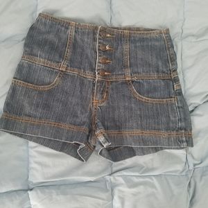 High waisted shorts